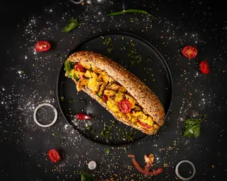 Sandwich Poulet Masala