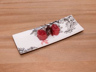 Gunkan di gambero rosso 2 pezzi