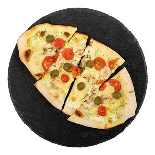 Піца з креветкою та вершковим Песто (250г)