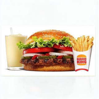 Whopper combo + Free Small Shake