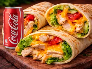 Cheddar Smoked Chicken + Coca Cola 0.33l