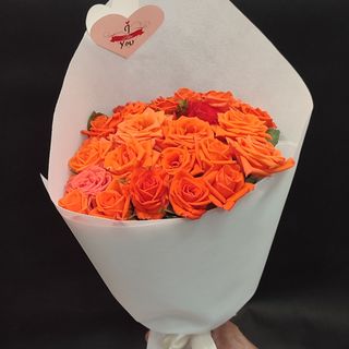 باقة ورد ارونج