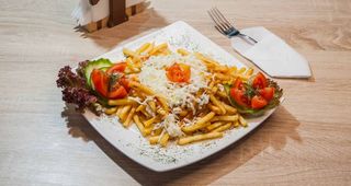 Cartofi prăjiți cu mozzarella