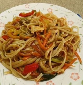 30. Tallarines Con Verduras