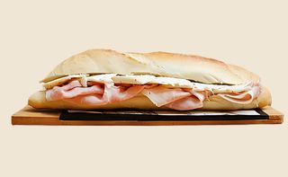 Panino con prosciutto cotto, Gran Biscotto