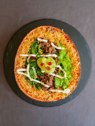 Burrito vită farfurie