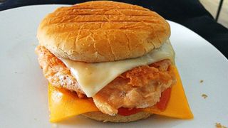 Hamburguesa Doble De Pollo