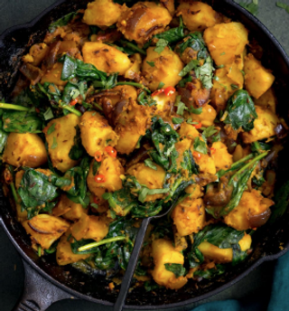 Sag aloo