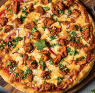 Pizza special tandoori con pollo tikka