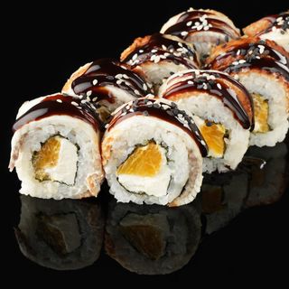 NEW! Філадельфія з вугрем та апельсином