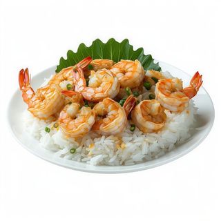 Kubak Con Gambas, Arroz Tostado