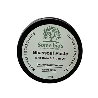 Some Bio's Pâte De Ghassoul À L'eau De Rose Et L'argan 150g