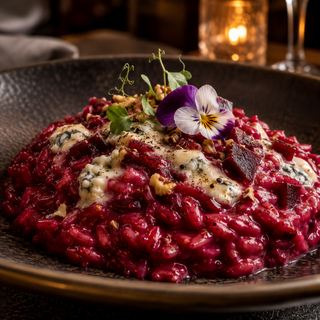 Risotto de Remolacha & Gorgonzola 450°