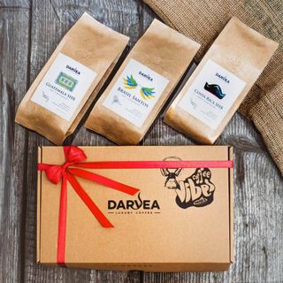 Zestaw kaw Darvea 3x250g - kawa ziarnista