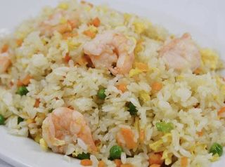 Arroz Frito con Gambas