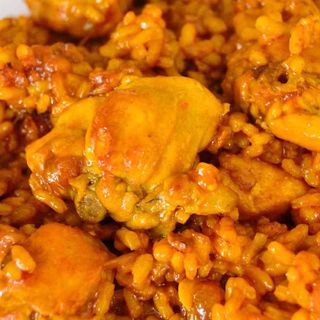 Arroz con pollo y conejo 