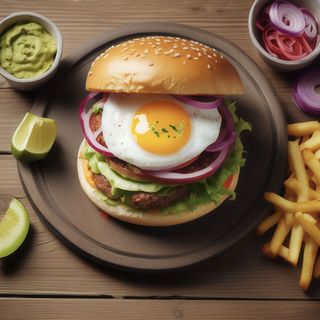 Hamburguesa con huevo