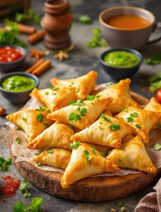 Meat samosa 3 sztuki