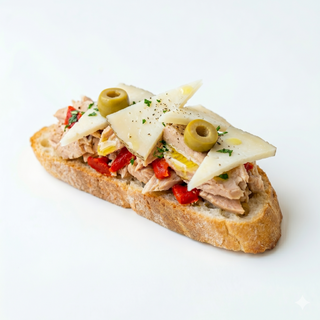 Montadito de Melvay Pimiento Del Piquillo