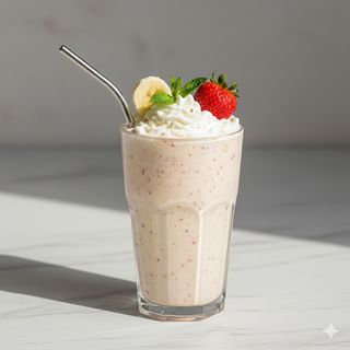 Frappè fragola e banana
