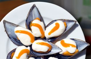 Mejillones Mayonesa Pasteurizada Y Picante 