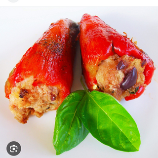 Peperoni ripieni con mollica 