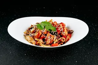 Udon Tonkatsu з Лососем