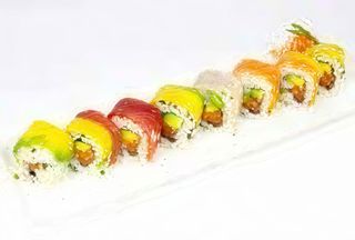 N.91 Arcobaleno maki  8 pezzi