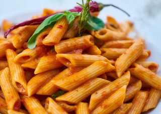 Penne com Salmão