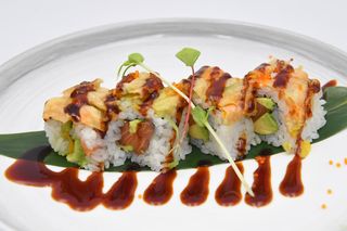 105-Uramaki fiore di zucca roll - 8 pezzi
