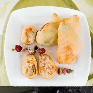 Fiori di zucca farciti