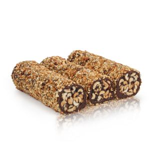 Rulou cu caramel si arahide (de post/vegan)