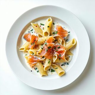 Trofie panna e salmone