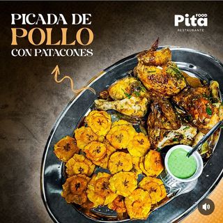 Pollo Con Patacones + Cocacola 1L 1/2 