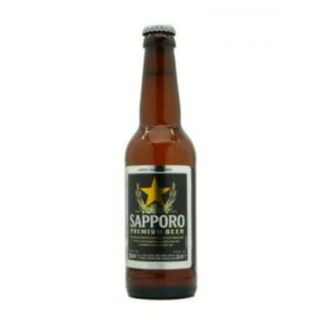 Cerveza Japonesa Sapporo, (0.33L)