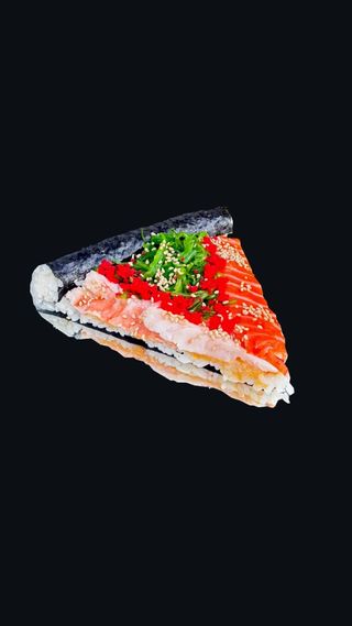 Суші - піца лосось, креветка