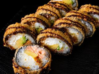 Tempura cu somon