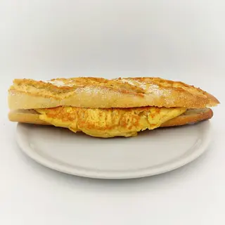 Bocadillo Caliente De Tortilla Francesa