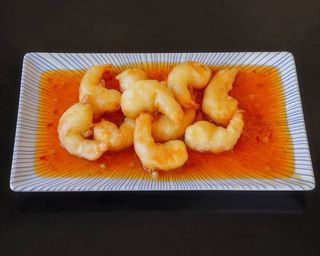 Gambas Fritas "Cinco Sabores"