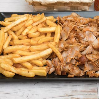 Plato Solo Carne Con Patatas Y Pollo