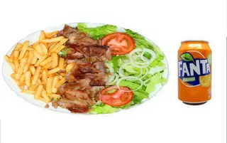Menú Plato Kebab normal