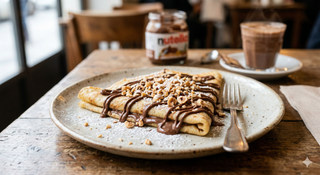 Crepes Nutella e cioccolato bianco