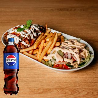 Danie kebab w wersji klasycznej + Pepsi 0,5l