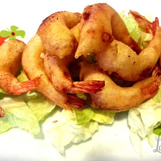 136. Gamberi fritti in pastella - 12 pezzi