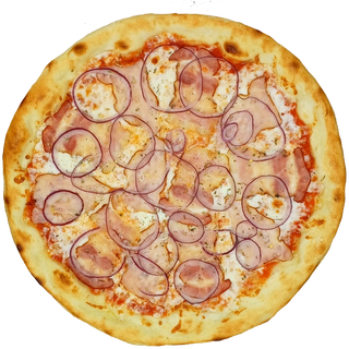 Піца з шинкою та беконом 32см (470г)