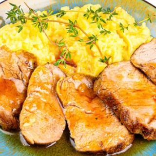 Пил.филе с картофено пюре 350гр.