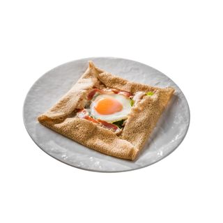 Crêpe Œufs Jambon Et Œufs