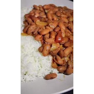Katogo With Rice and Beans