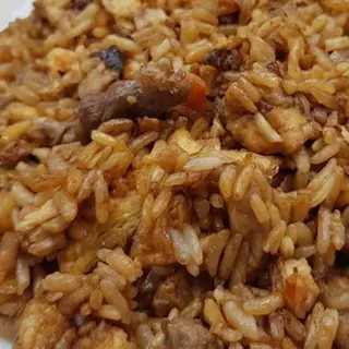 arroz frito con ternera