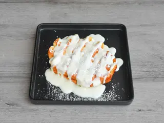 Waffle Classica alla Nutella Bianca